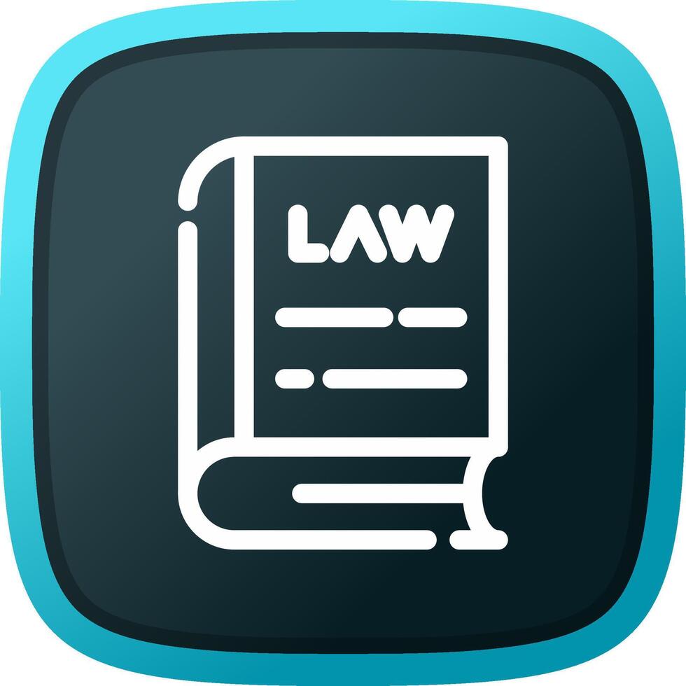 Law Book Creative Icon Design vector