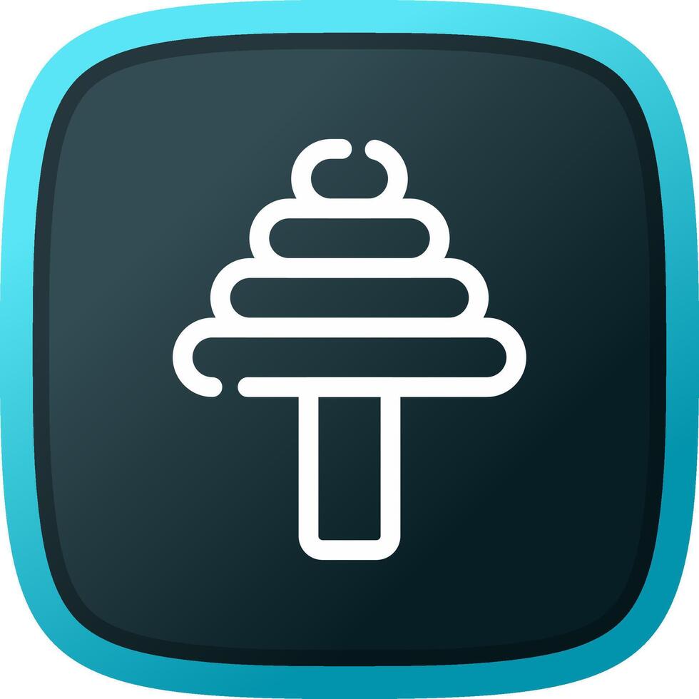 Edge Step Drill Creative Icon Design vector