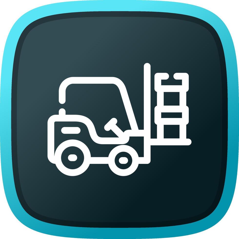 Forklift Creative Icon Design vector