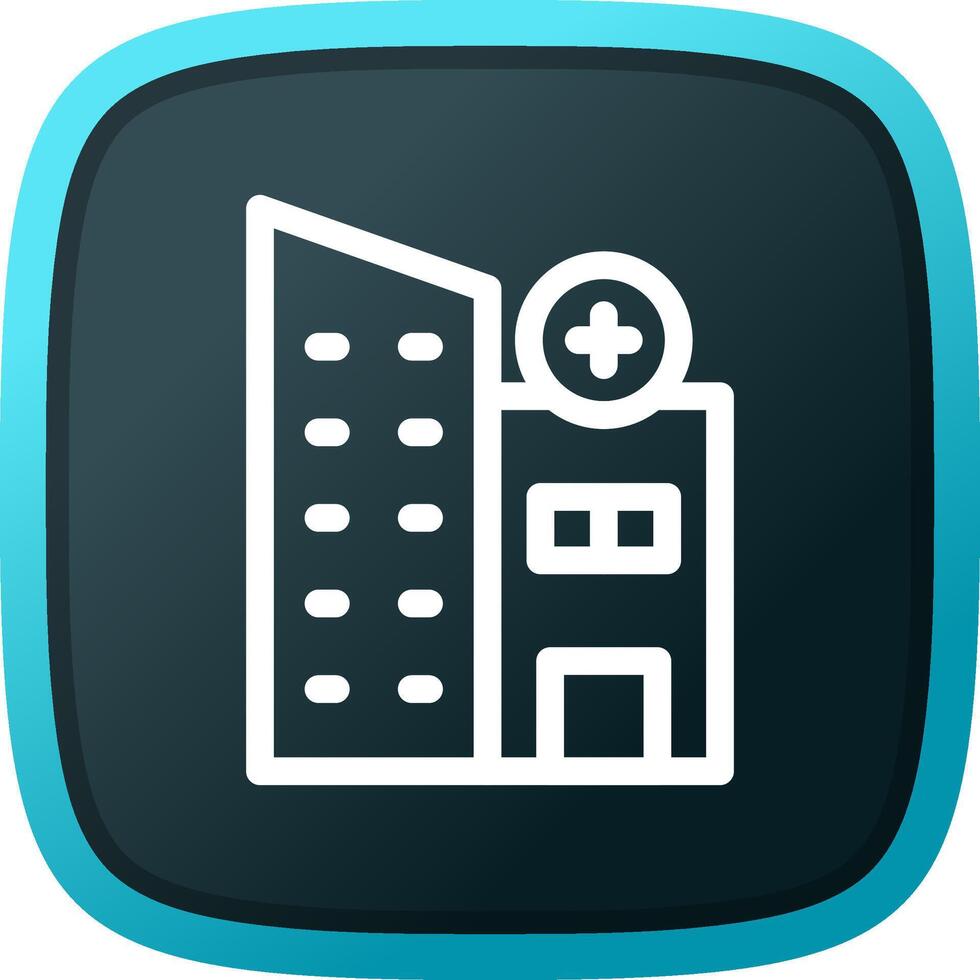 Hospital Property Creative Icon Design vector