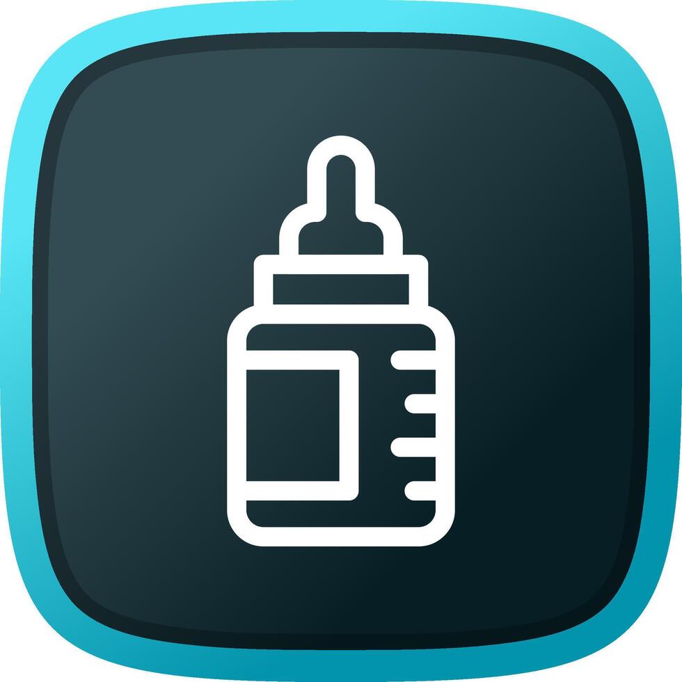 Feeding Bottle Creative Icon Design vector