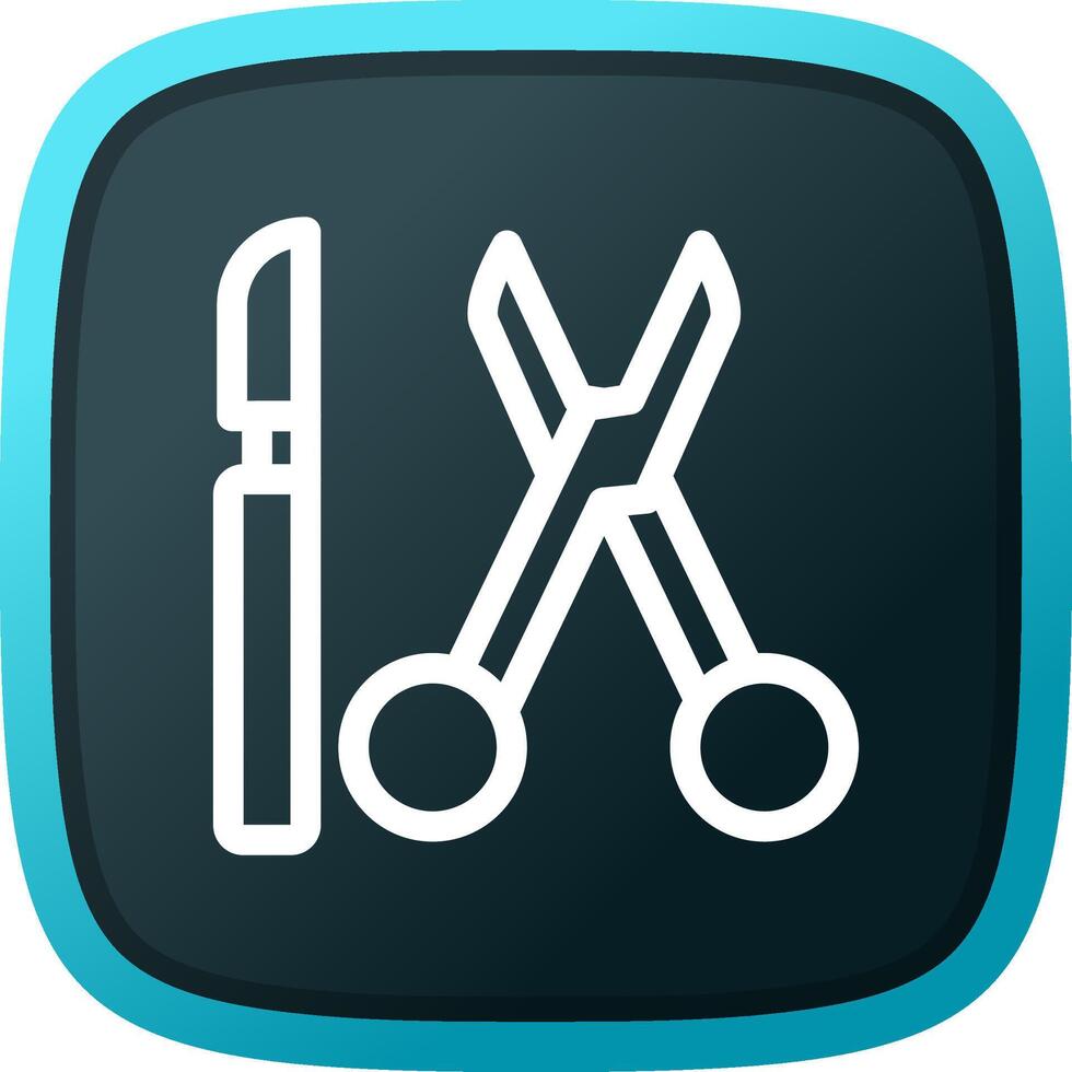 Surgery Creative Icon Design vector