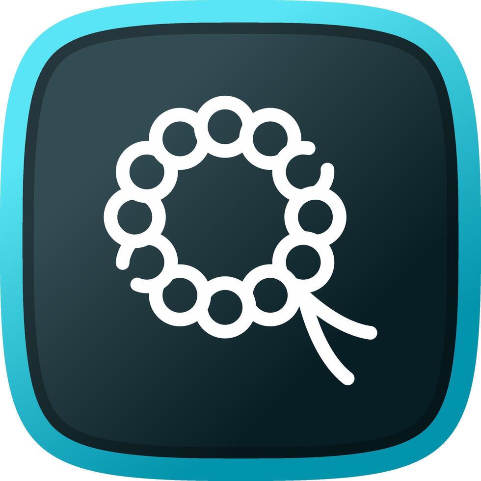Rosary Creative Icon Design vector