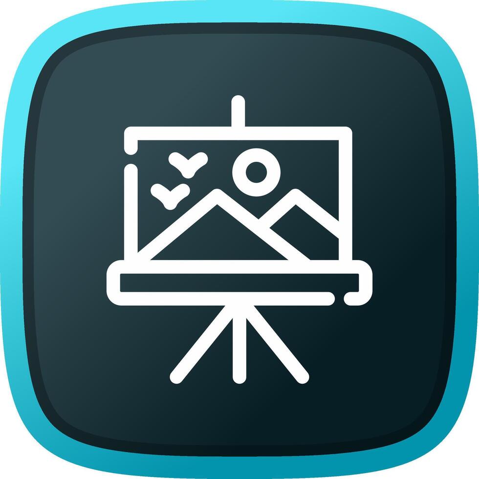 Canvas Creative Icon Design vector