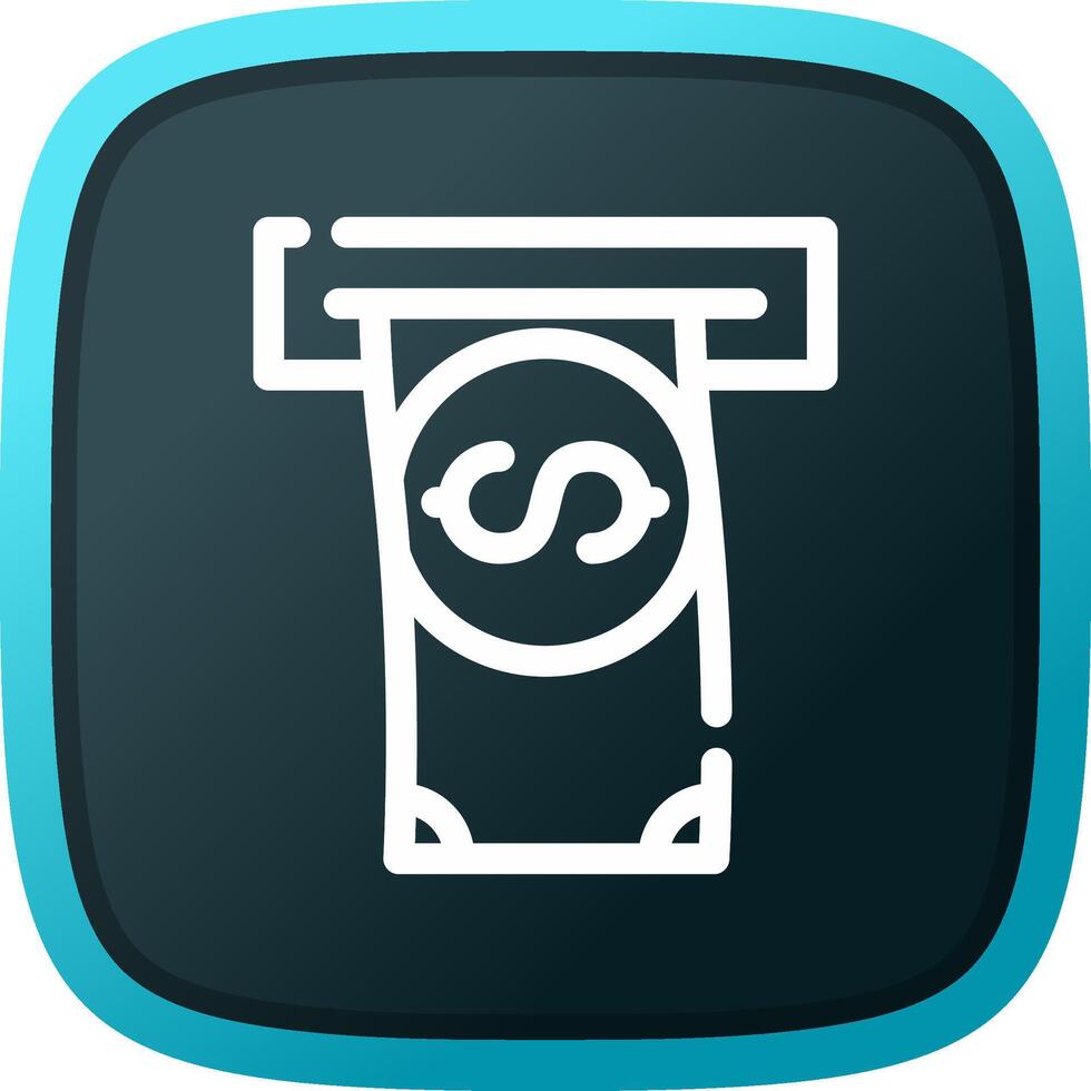 Withdrawal Creative Icon Design vector