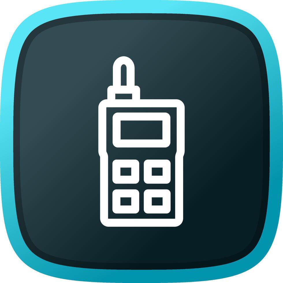 Walkie Talkie Creative Icon Design vector