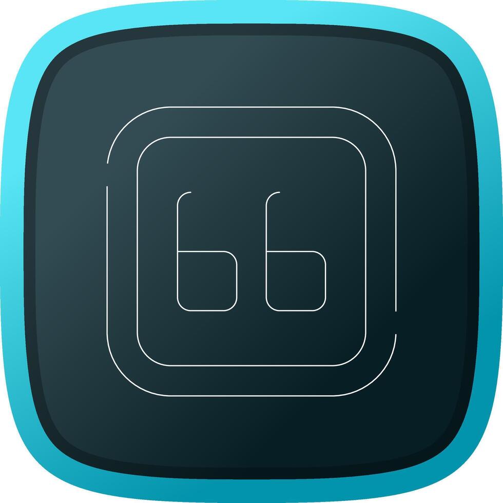 Quotation Creative Icon Design vector