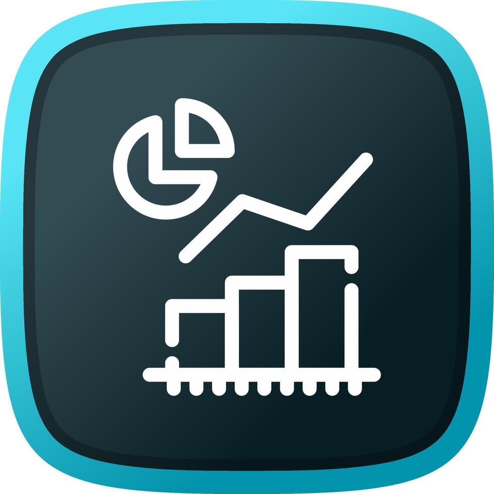 Statistical Analysis Creative Icon Design vector