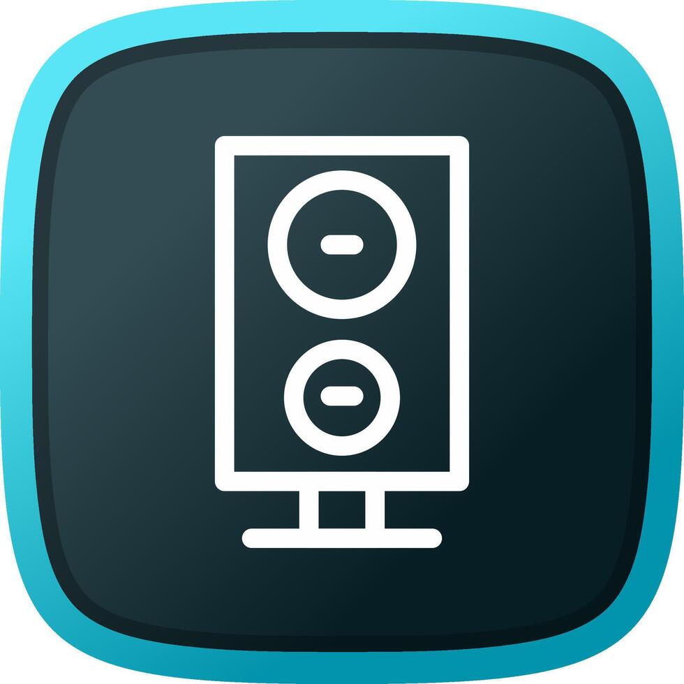 Speaker Creative Icon Design vector