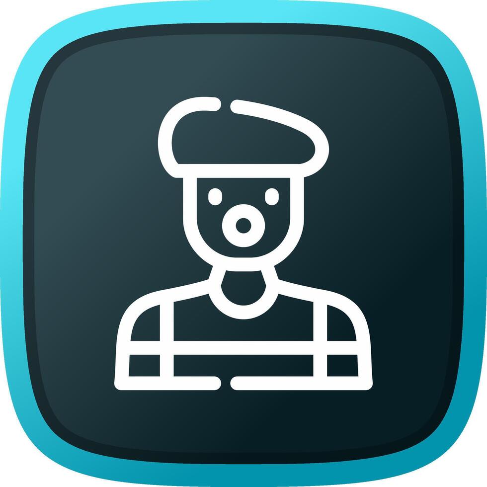 Mime Creative Icon Design vector