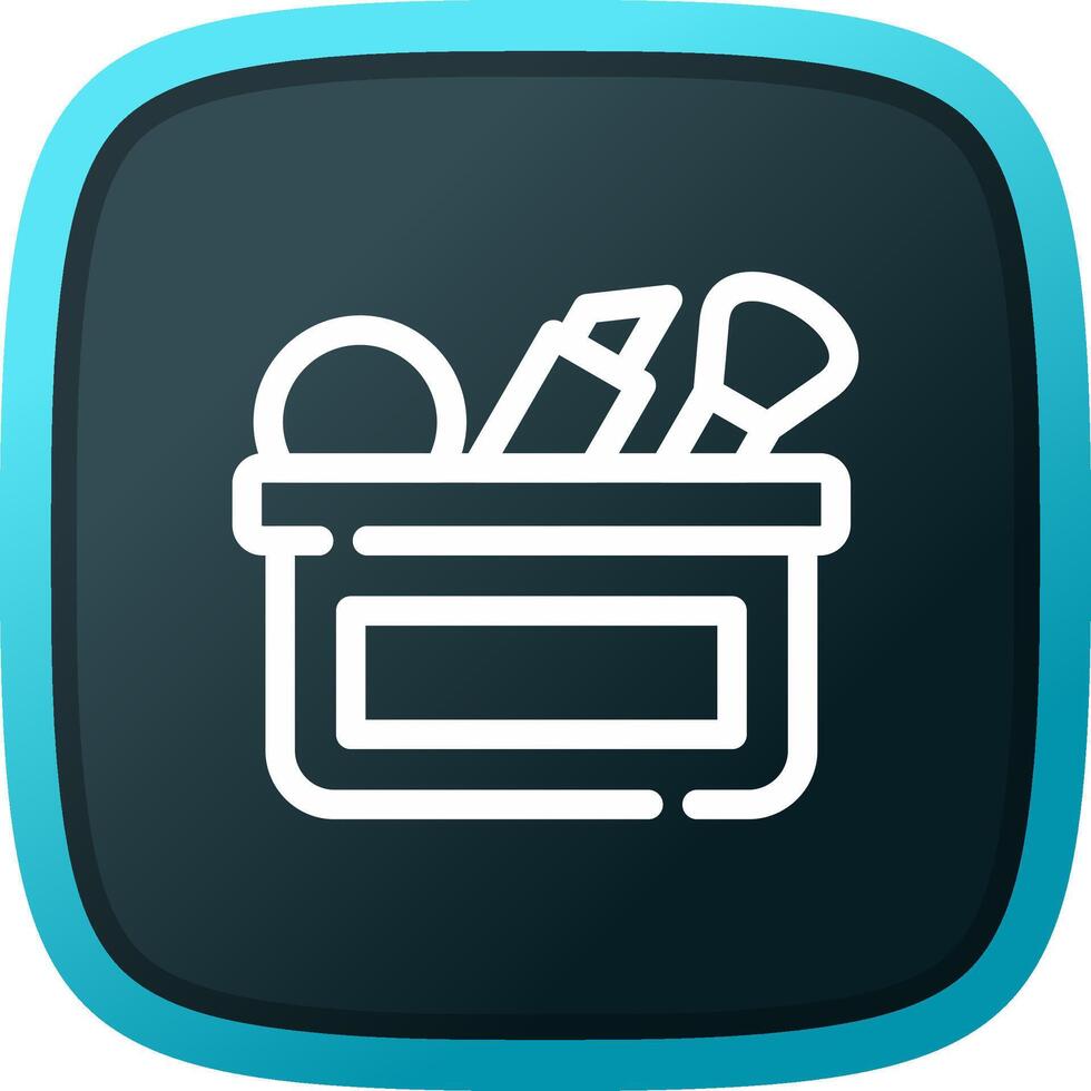 Make Up Bag Creative Icon Design vector