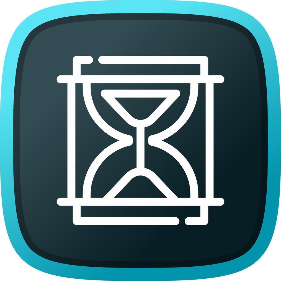 diseño de icono creativo de reloj de arena vector