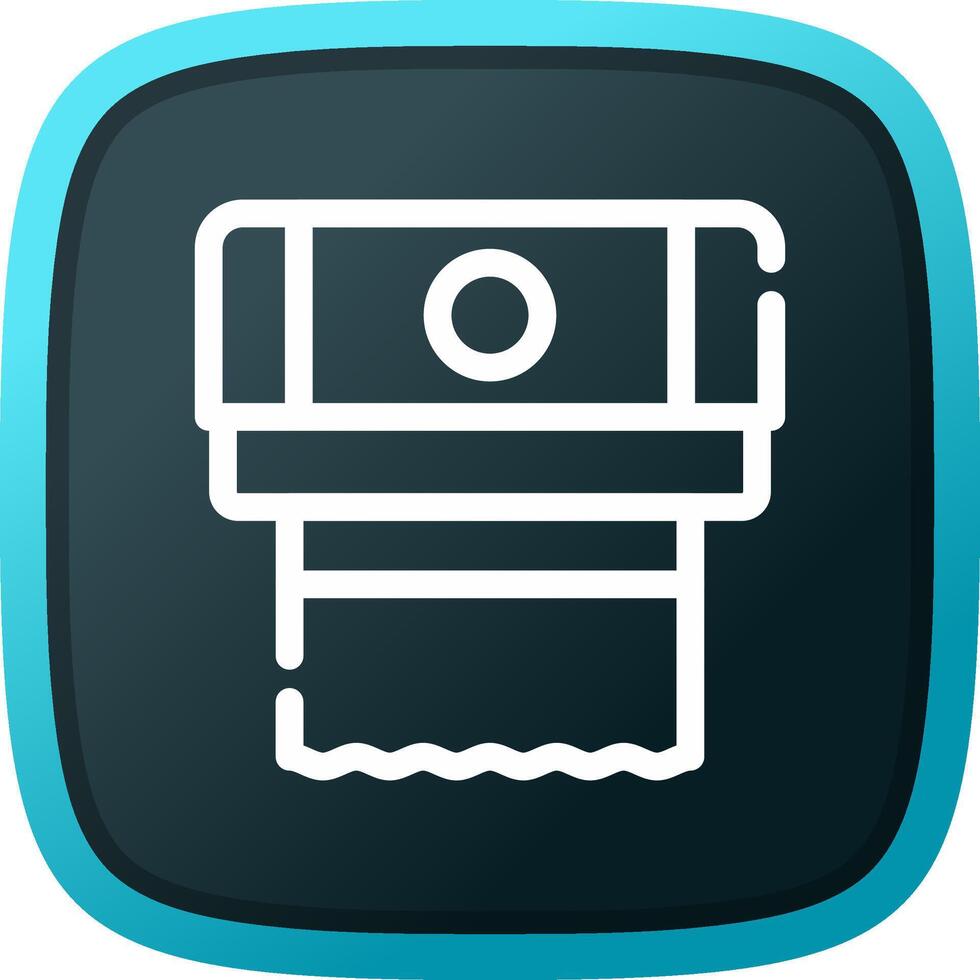 Paper Towel Creative Icon Design vector
