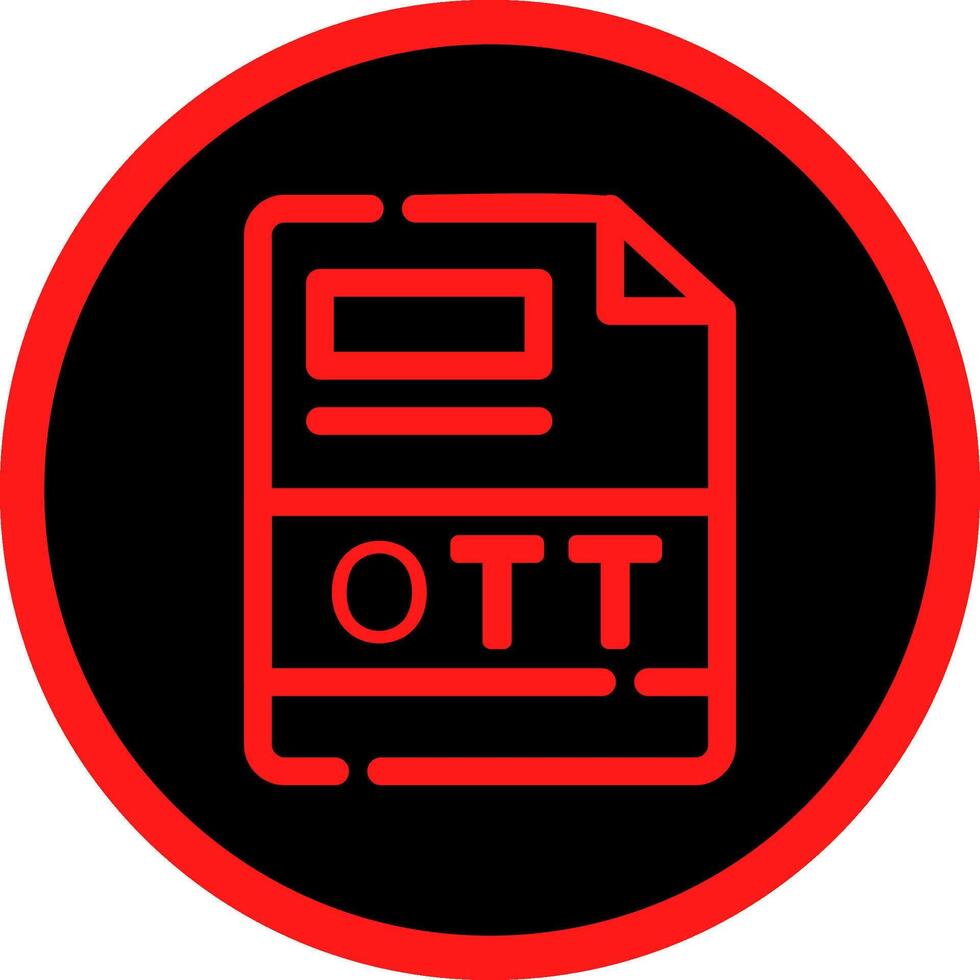 OTT Creative Icon Design vector