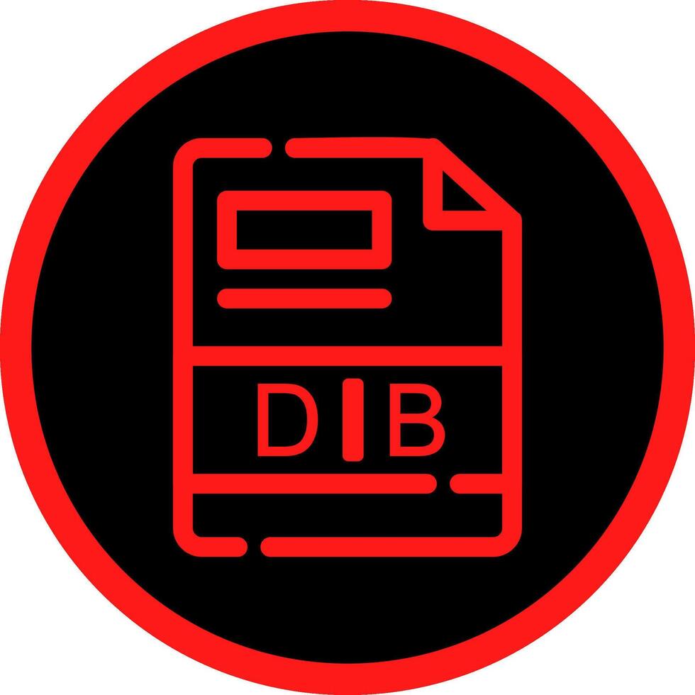 DIB Creative Icon Design vector