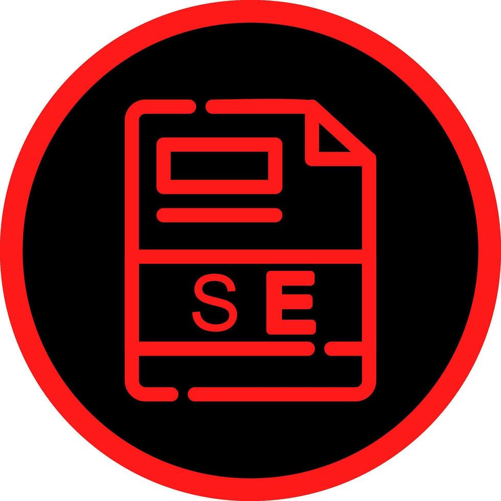 SE Creative Icon Design vector