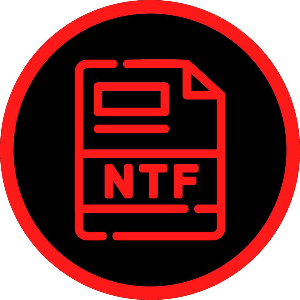 NTF Creative Icon Design vector