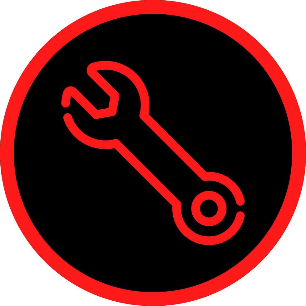 Wrench Creative Icon Design vector