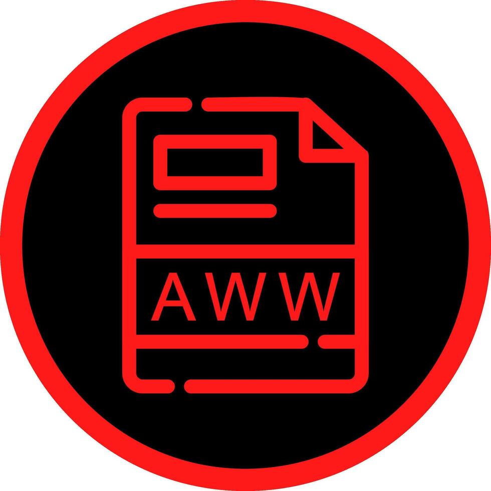 AWW Creative Icon Design vector