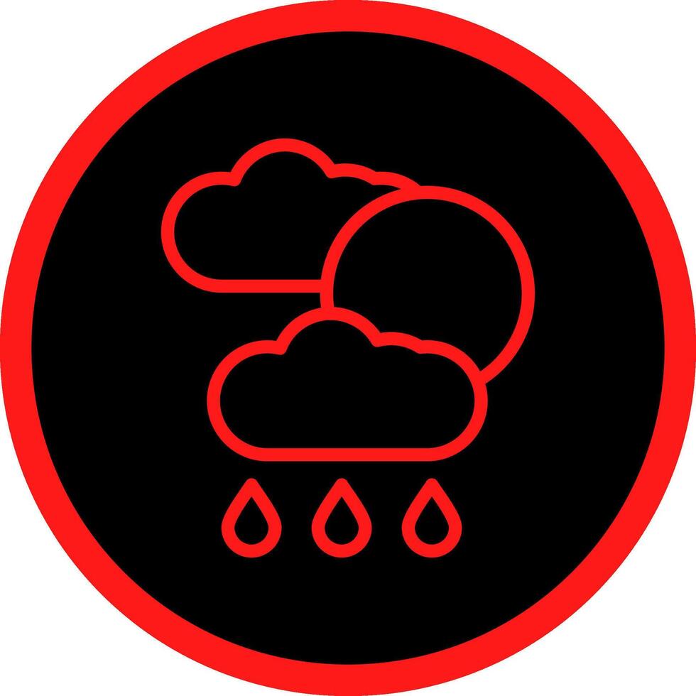 Weather Forecast Creative Icon Design vector