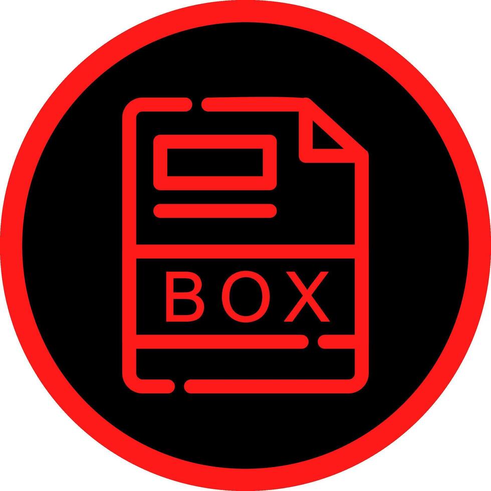 BOX Creative Icon Design vector