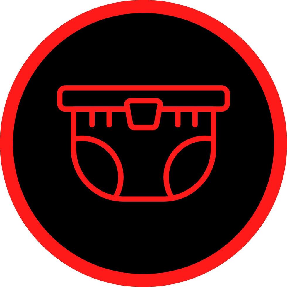 Diapers Creative Icon Design vector