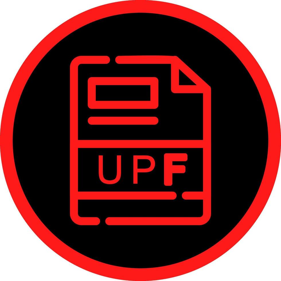 UPF Creative Icon Design vector