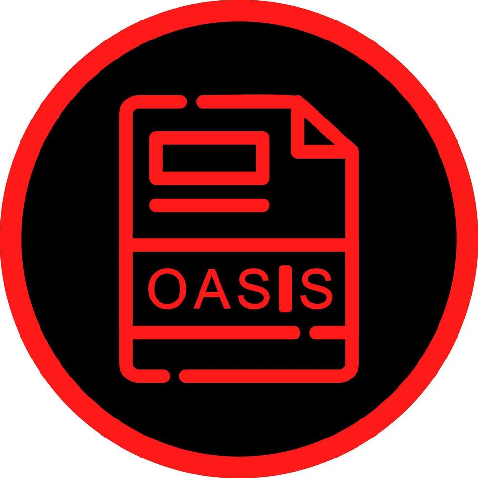 OASIS Creative Icon Design vector