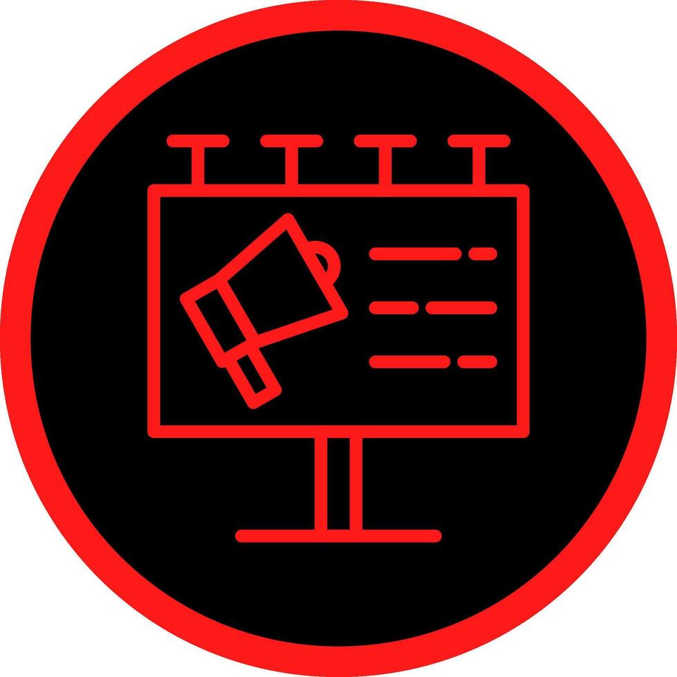 Ad Creative Icon Design vector