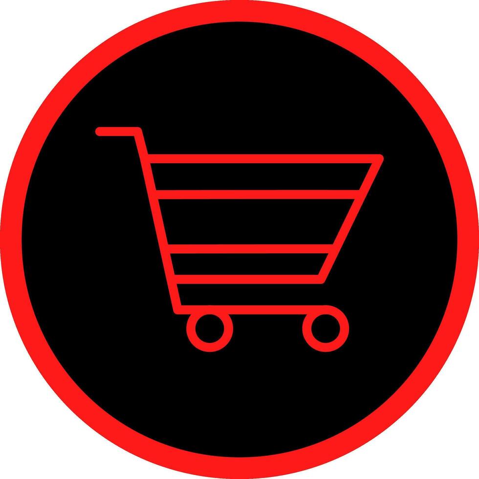 diseño de icono creativo de carrito de compras vector