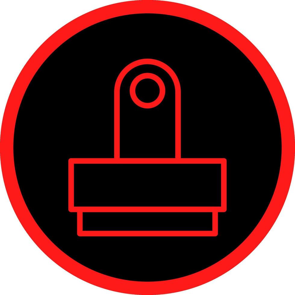 Stamp Creative Icon Design vector
