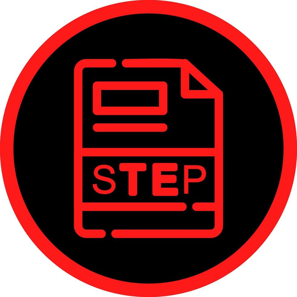 STEP Creative Icon Design vector