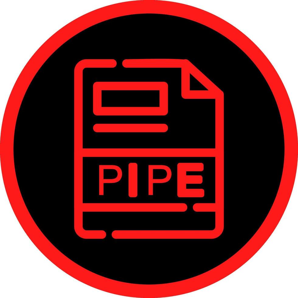 PIPE Creative Icon Design vector