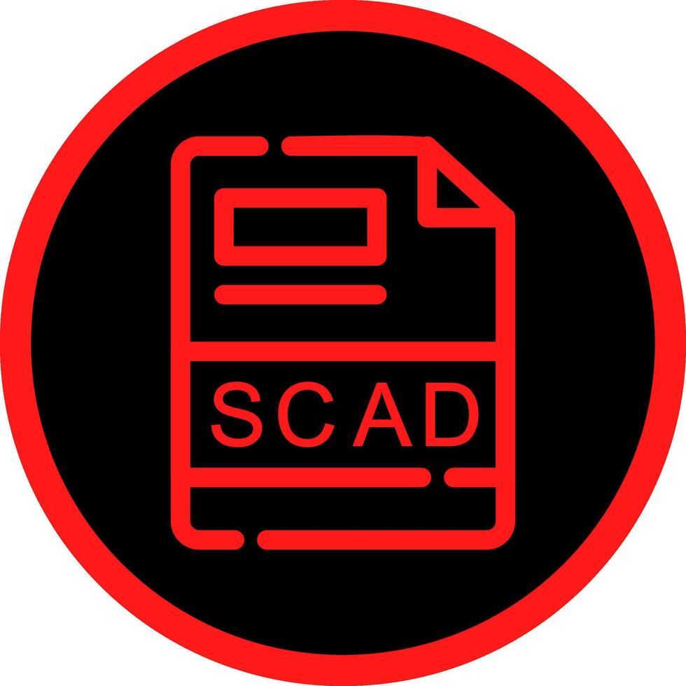 SCAD Creative Icon Design vector