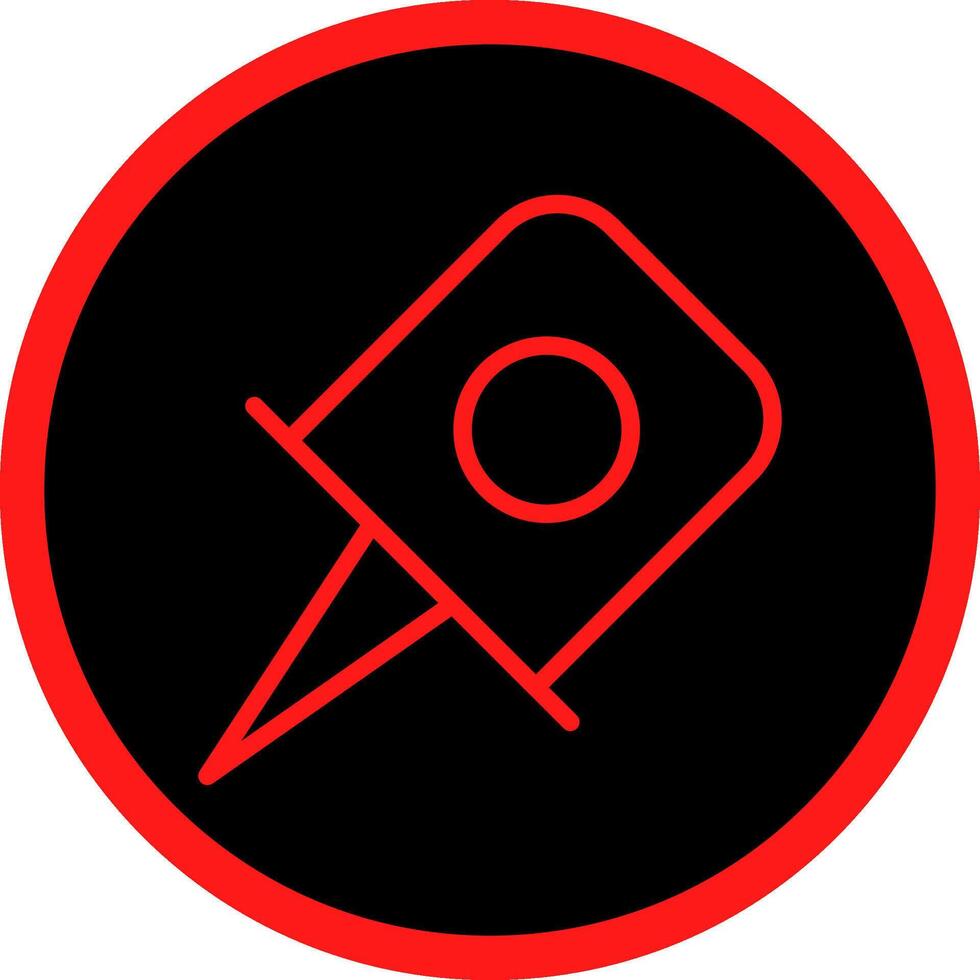 Pin Creative Icon Design vector