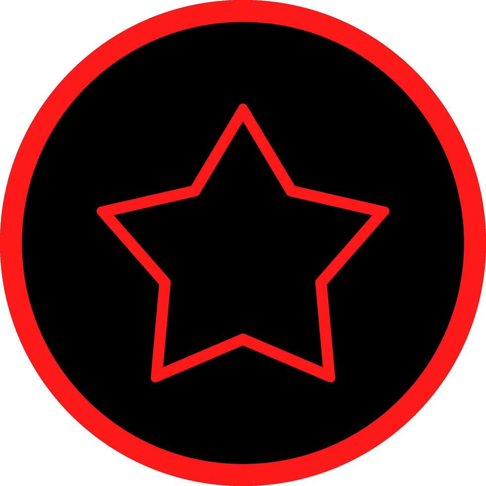 Star Creative Icon Design vector