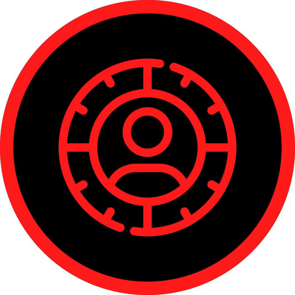 Target Audience Creative Icon Design vector