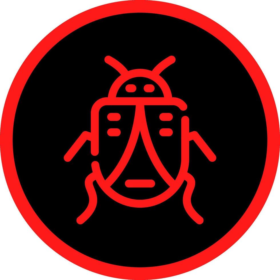 Bug Creative Icon Design vector