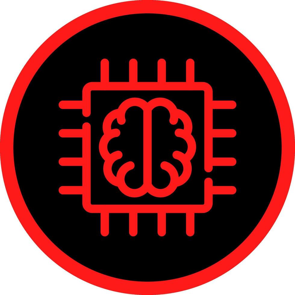 Super Brain Creative Icon Design vector