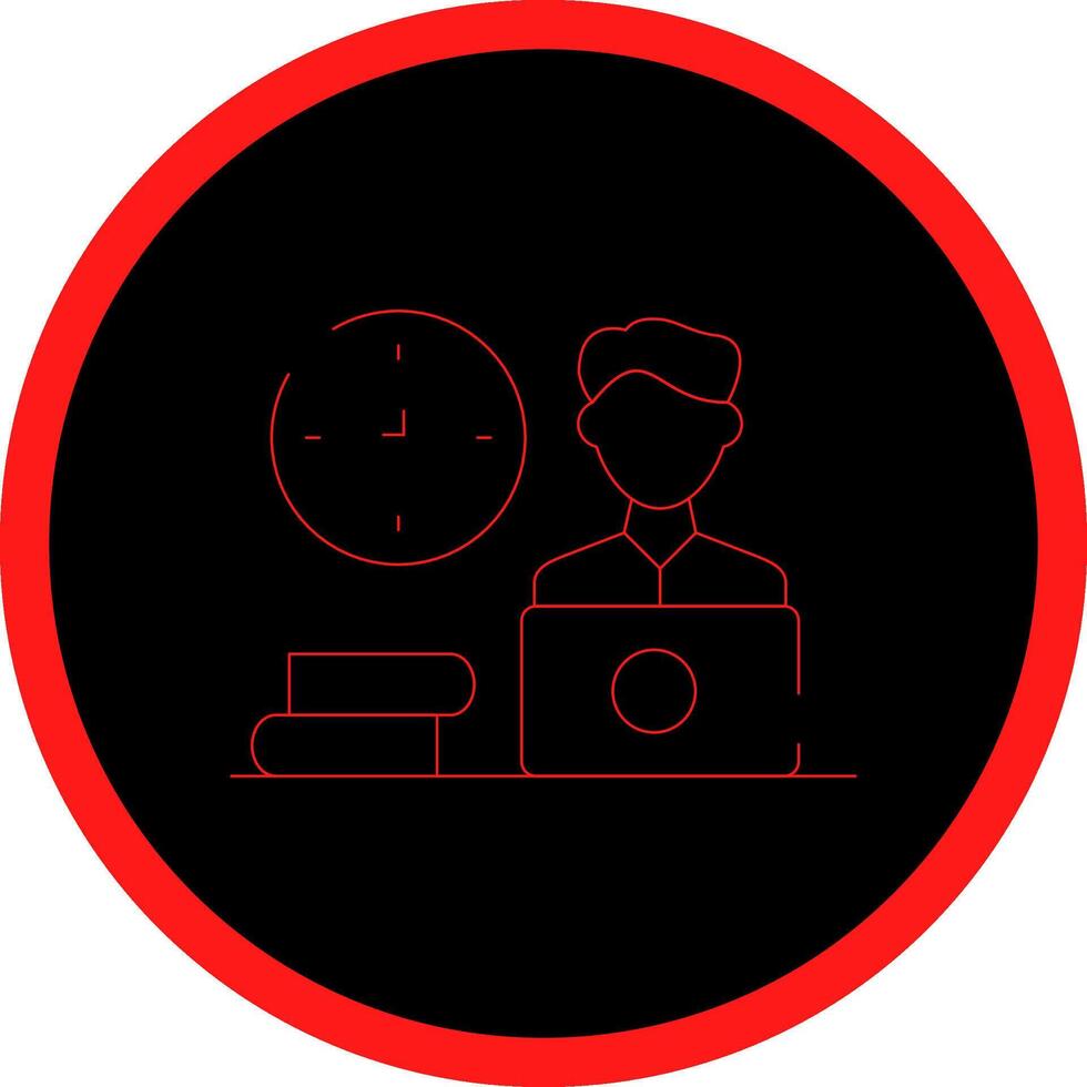 Work Habits Creative Icon Design vector