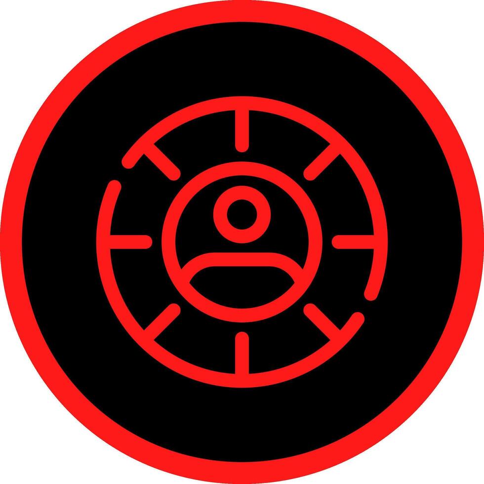 Targeting Creative Icon Design vector