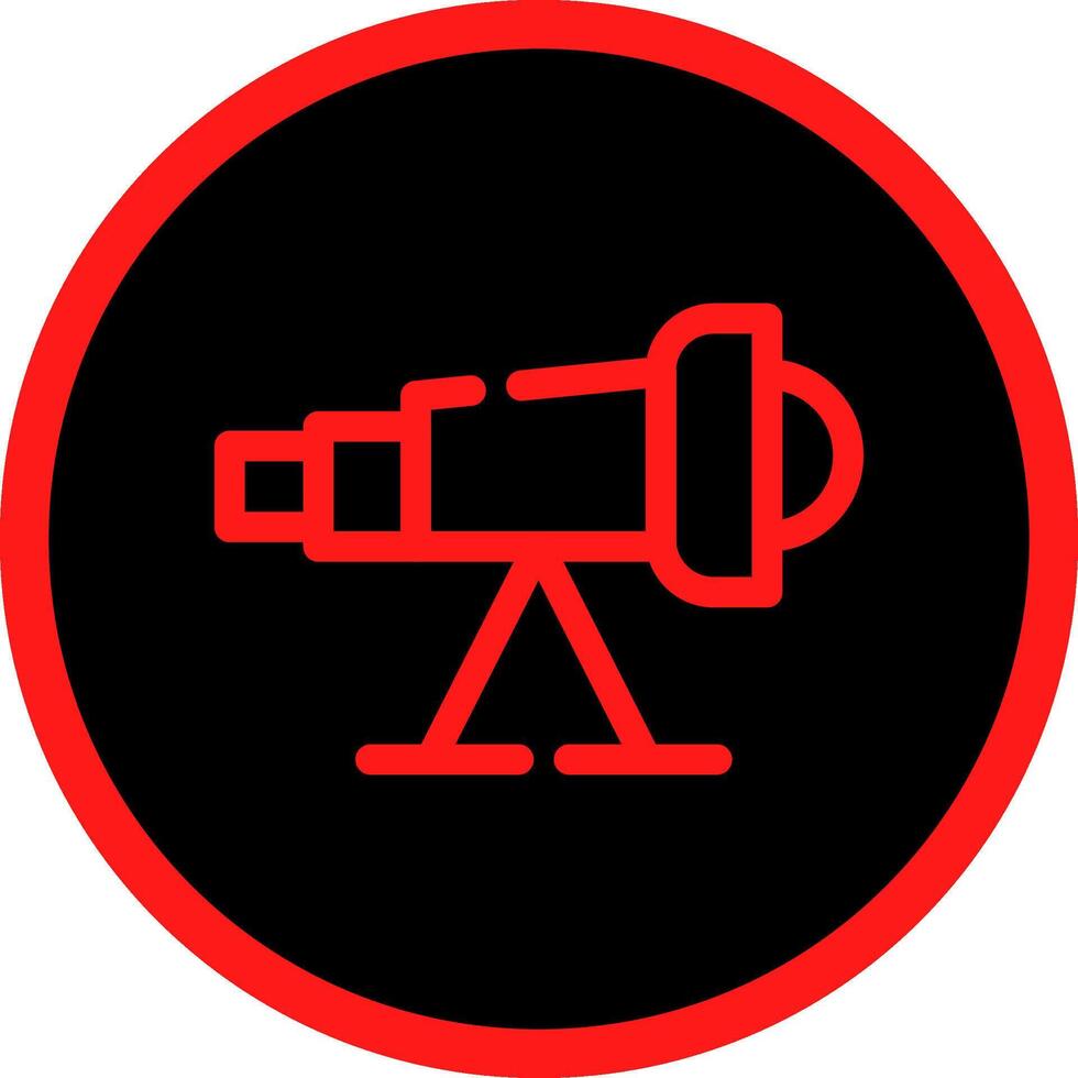 Telescope Creative Icon Design vector