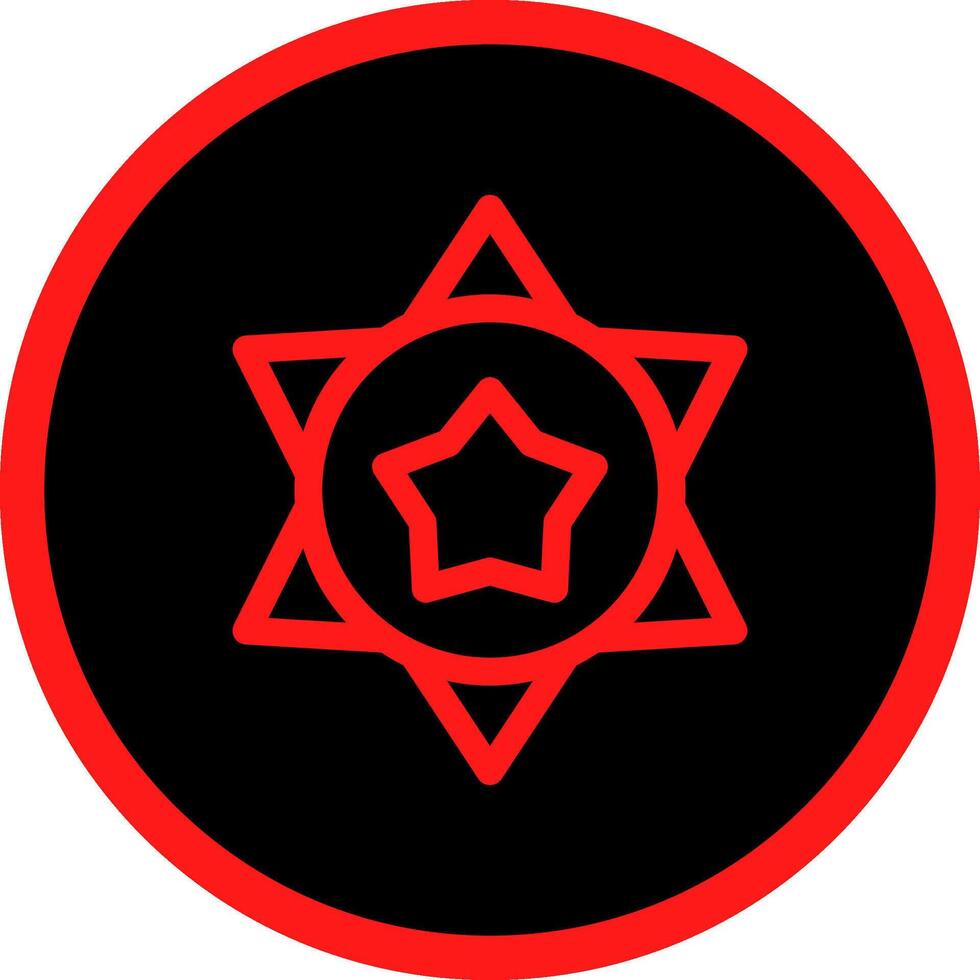 Sheriff Creative Icon Design vector