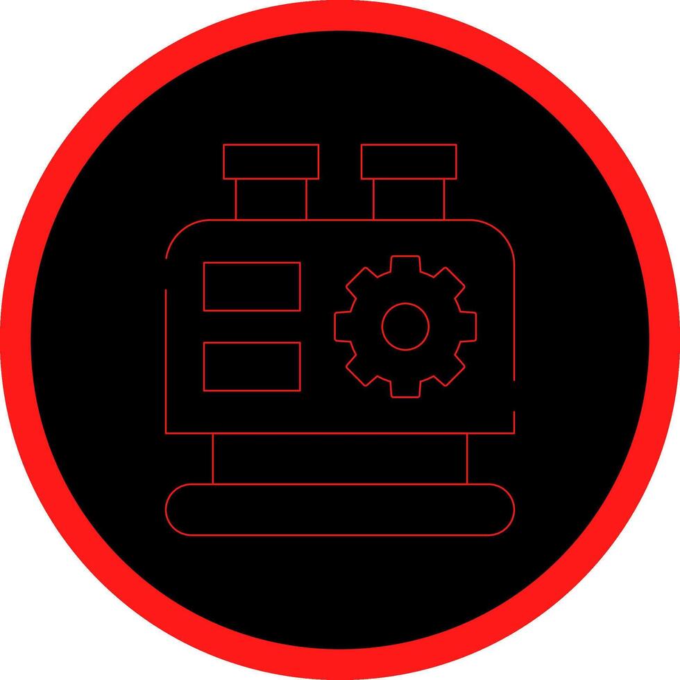 Machinery Creative Icon Design vector