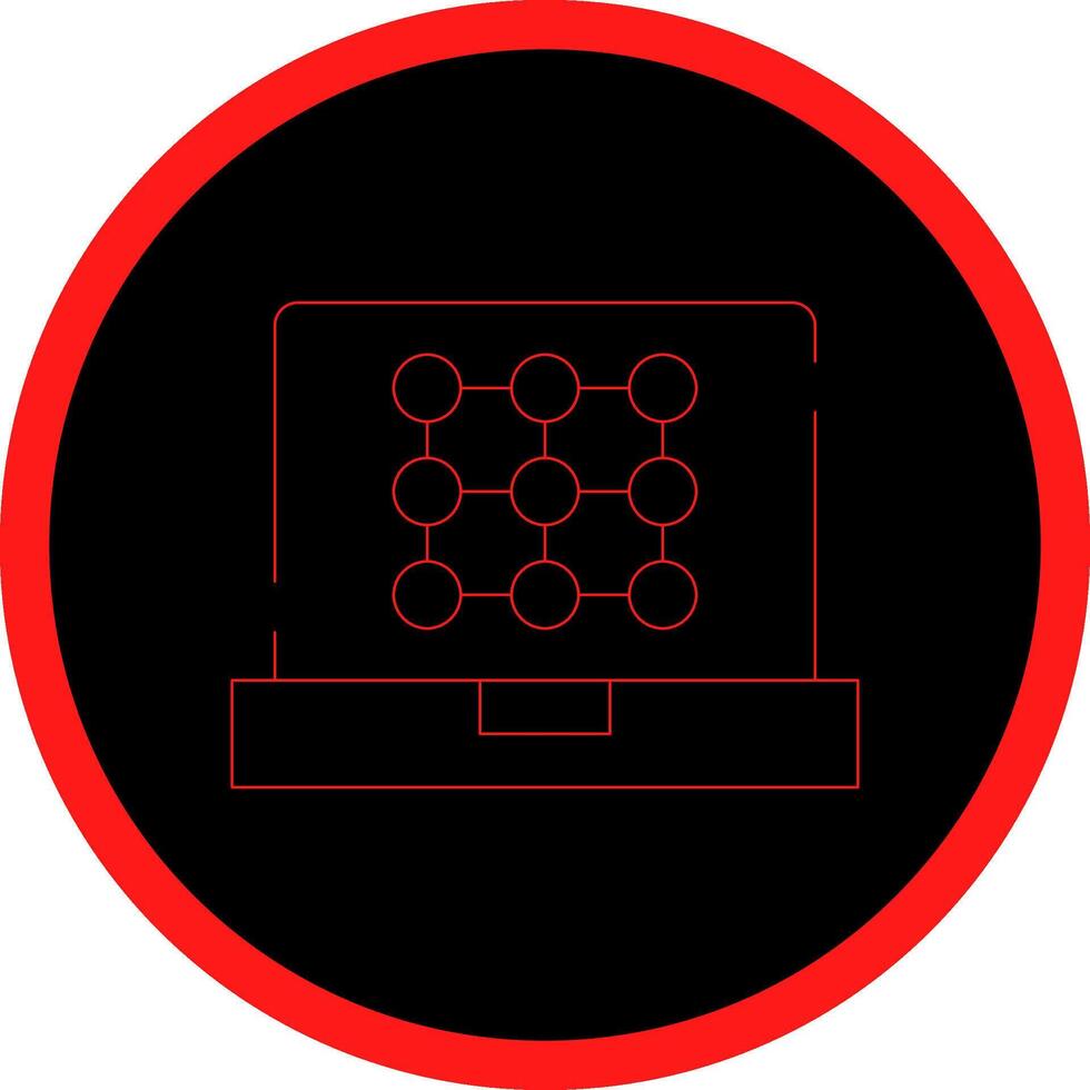 Pattern Recognition Creative Icon Design vector