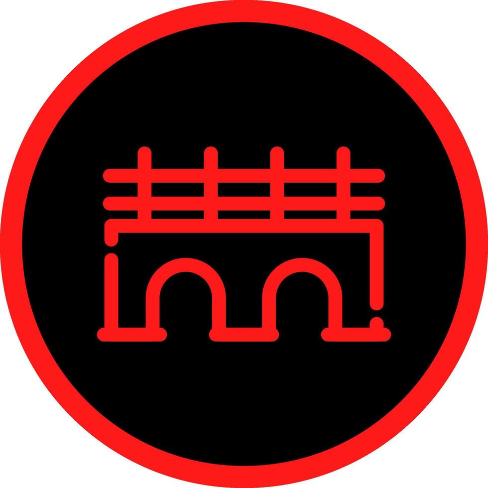 Bridge Creative Icon Design vector