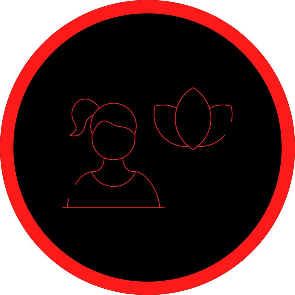 Meditation Creative Icon Design vector
