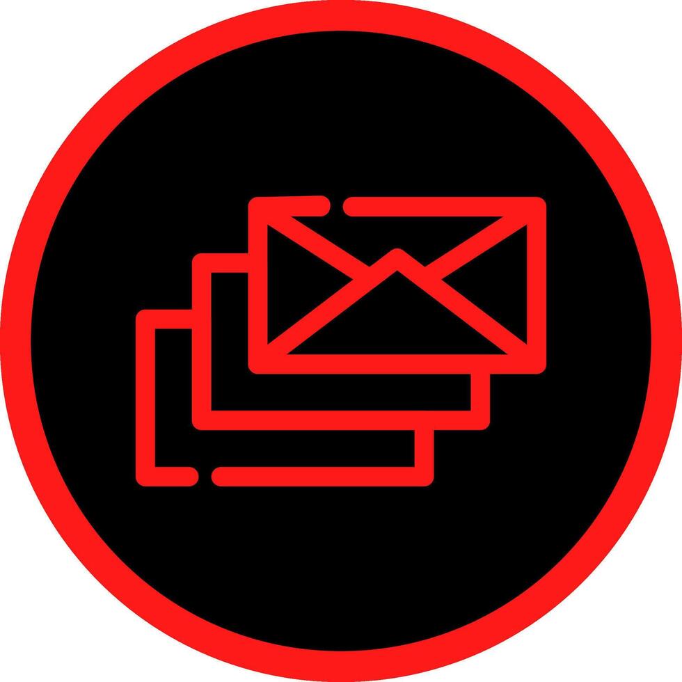 diseño de icono creativo de correo vector