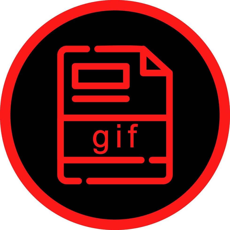 gif Creative Icon Design vector