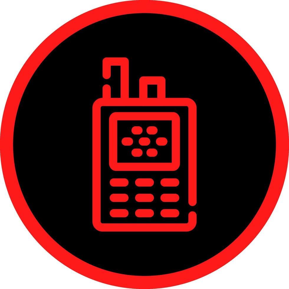 Walkie Talkie Creative Icon Design vector